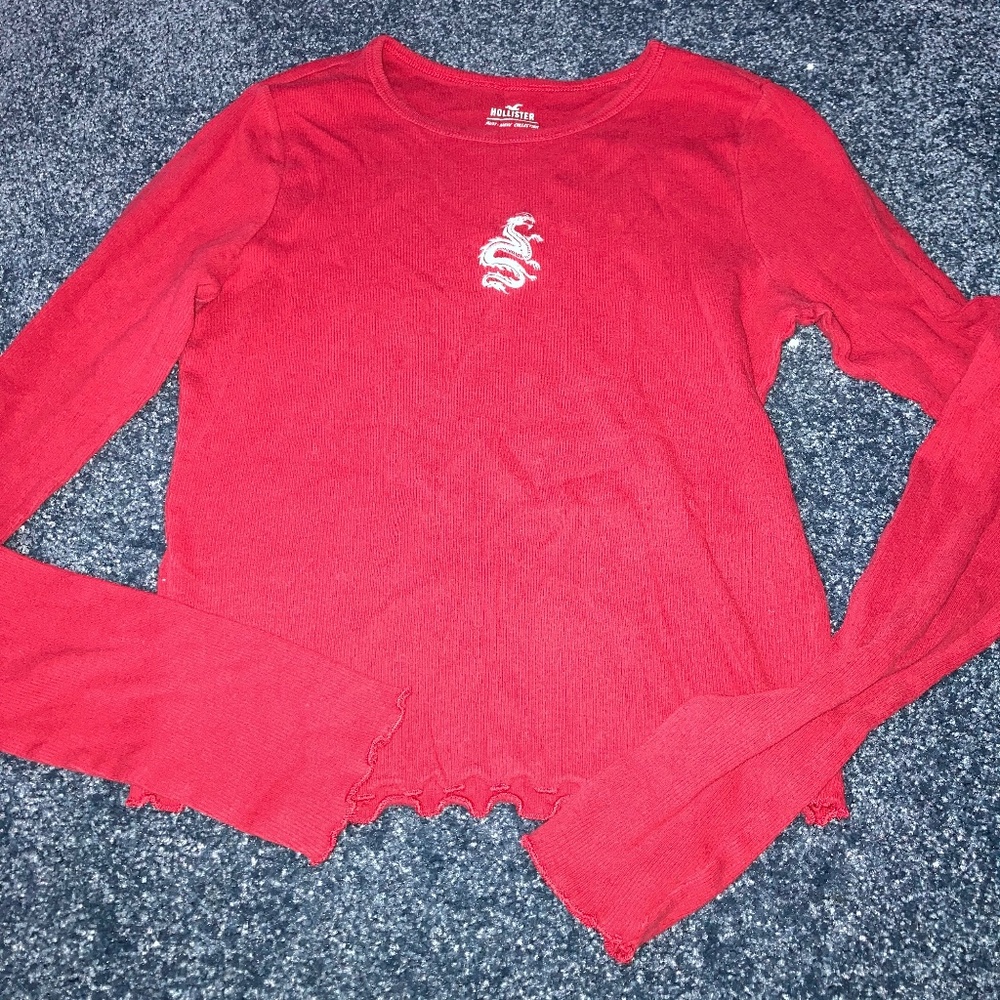 Hollister Red Baby Tee
